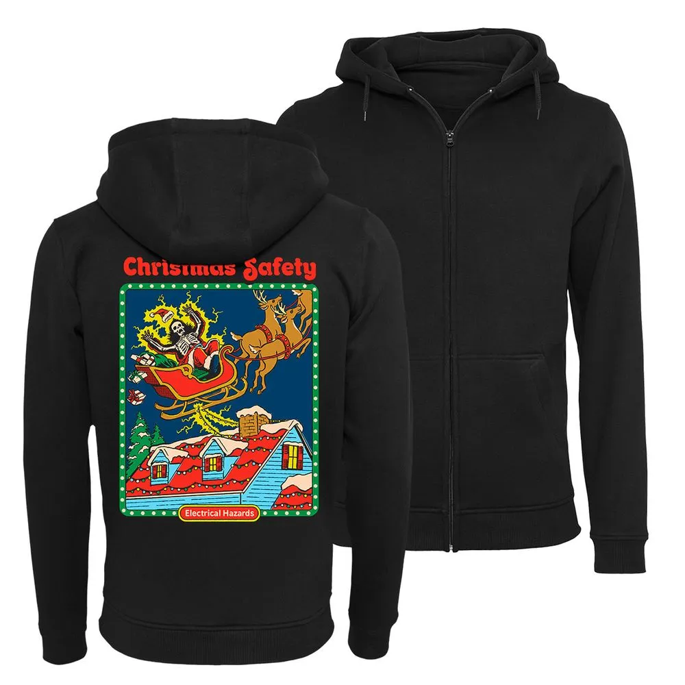 Steven Rhodes - Christmas Safety - Zip-Hoodie