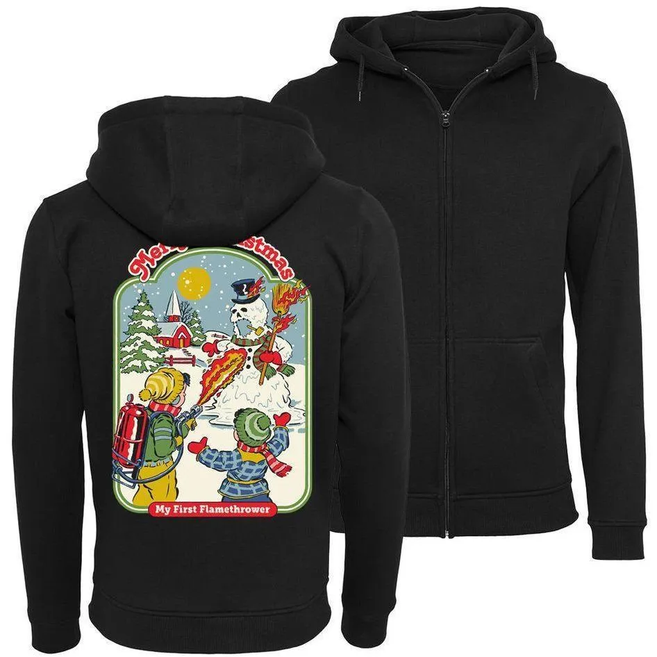 Steven Rhodes - My First Flamethrower - Zip-Hoodie