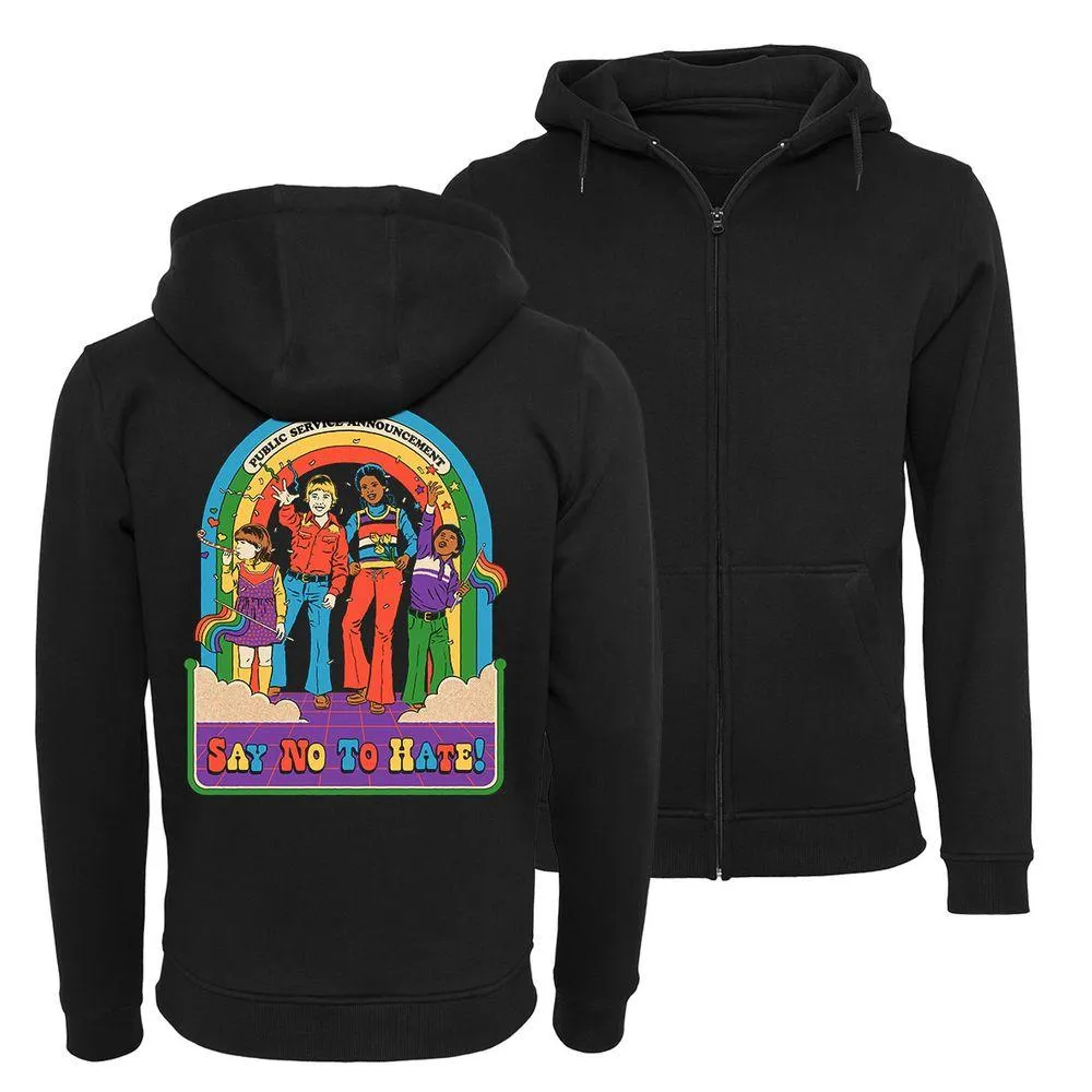 Steven Rhodes - Say No To Hate - Zip-Hoodie