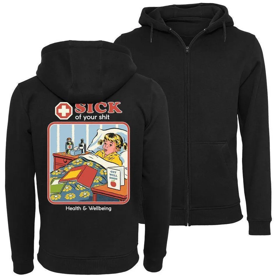 Steven Rhodes - Sick Of Your Shit - Zip-Hoodie