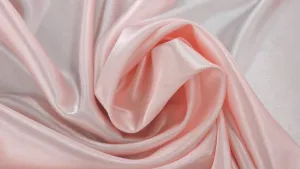Stretch Satin Baby Pink