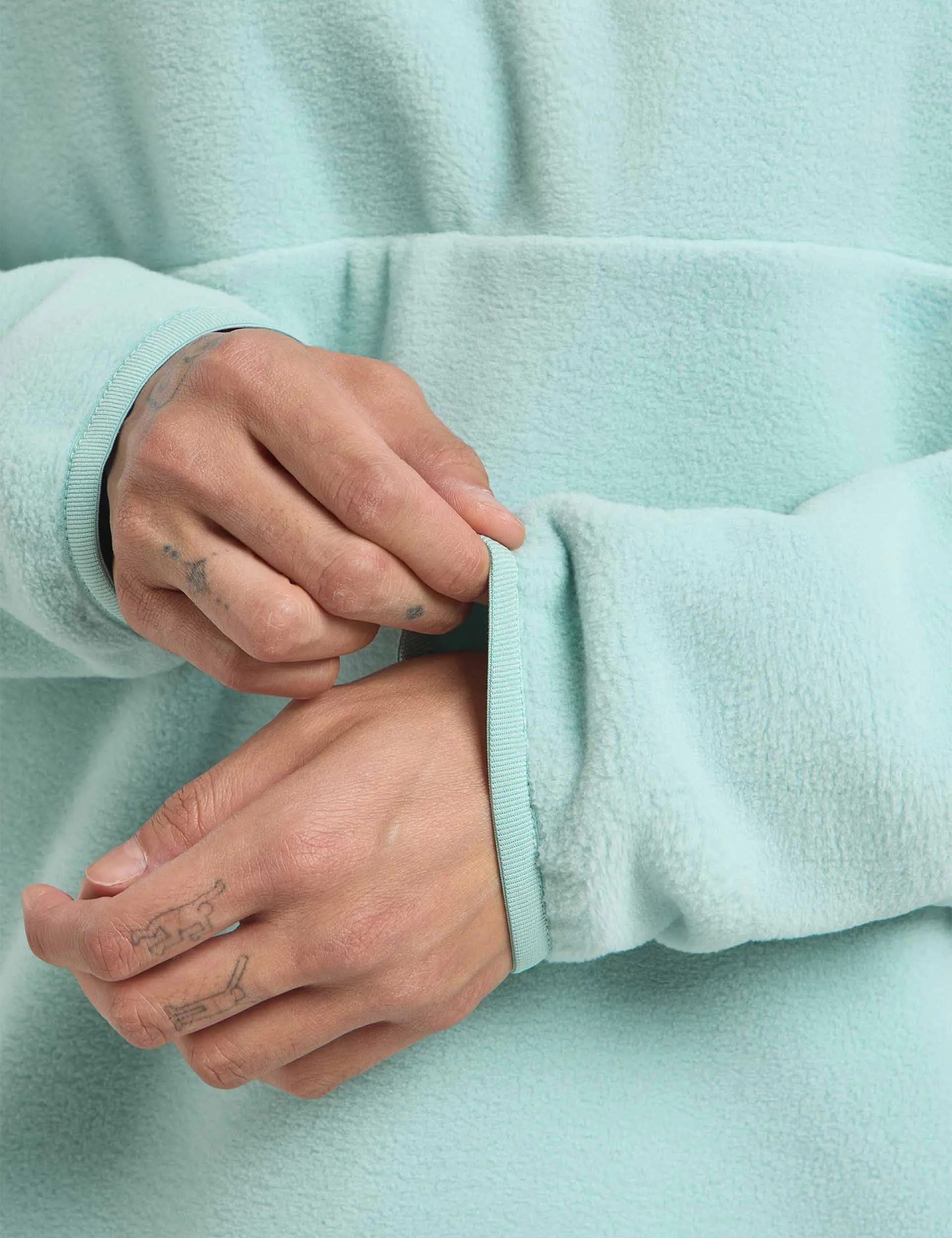 Sumetro Half Zip Fleece - Soft Jade