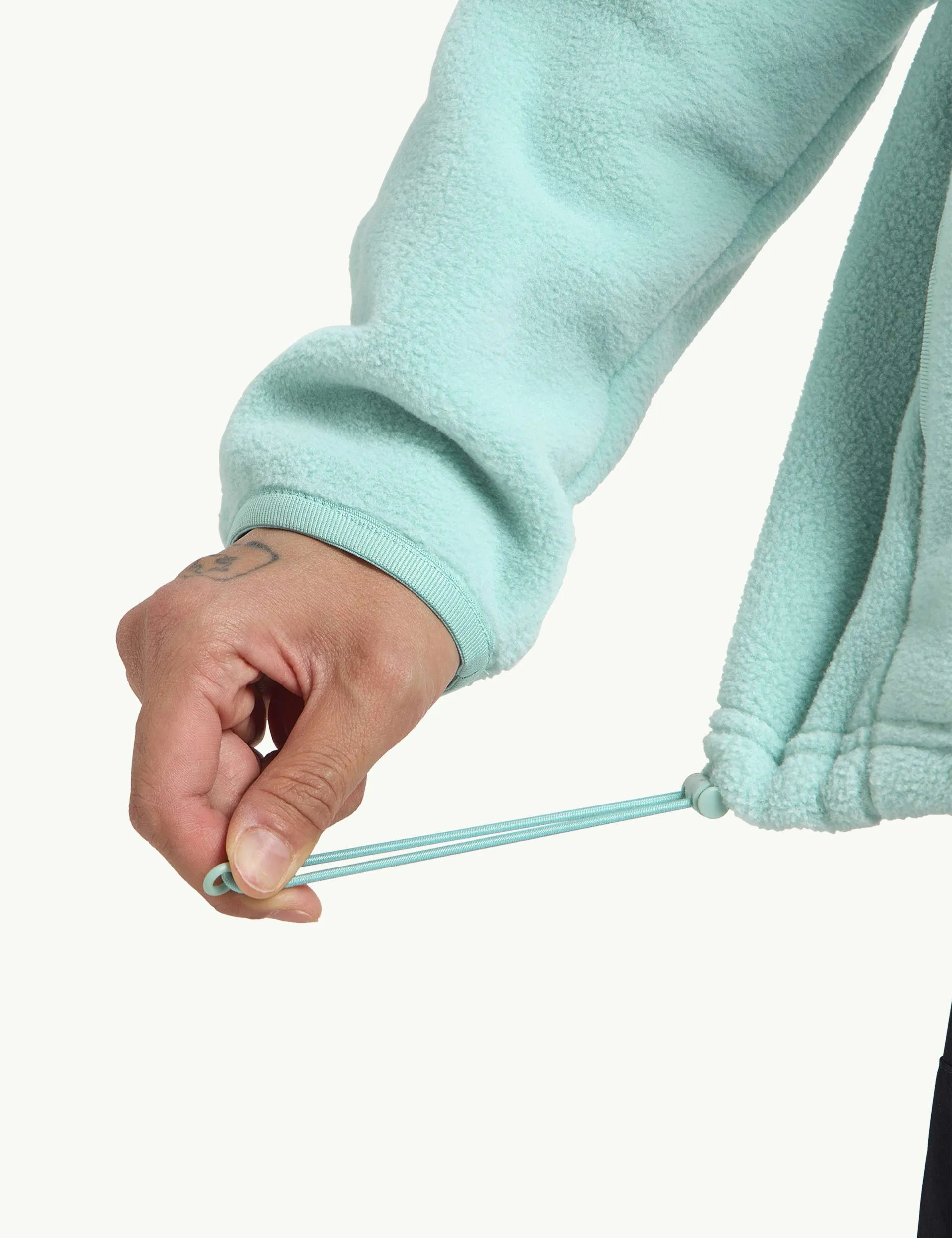 Sumetro Half Zip Fleece - Soft Jade