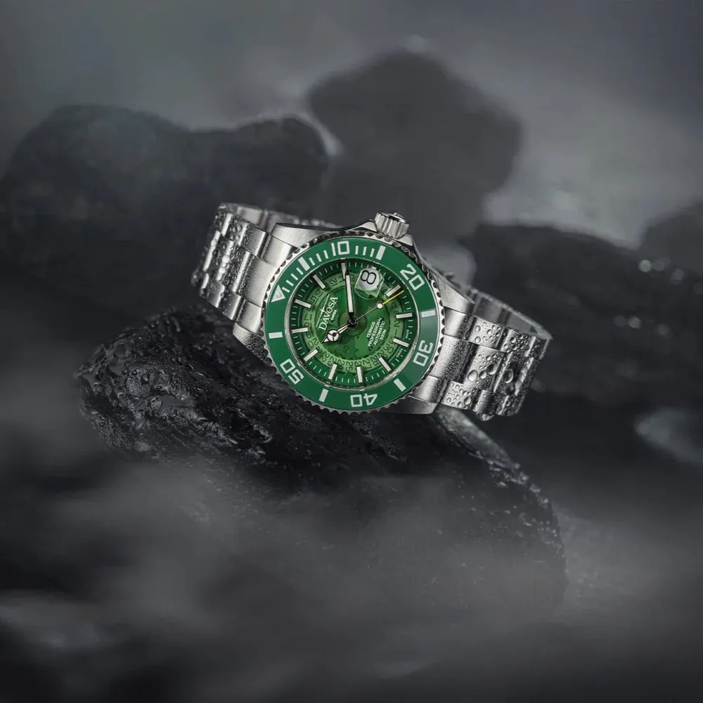 Ternos Professional Auto Nebulous 500m Green Diving Watch 16153570 Holiday package