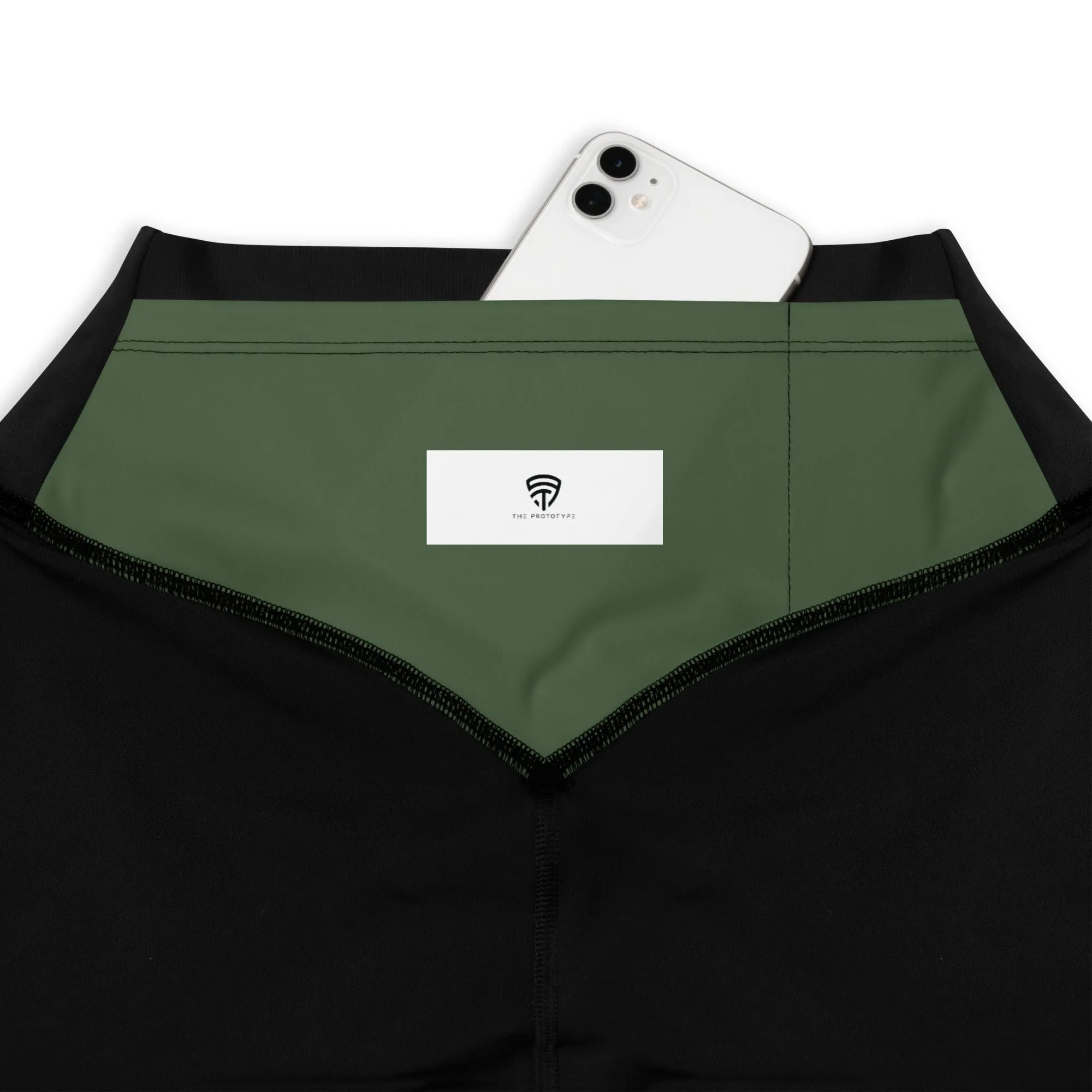 The Prototype Sports Leggings Army Green/Black