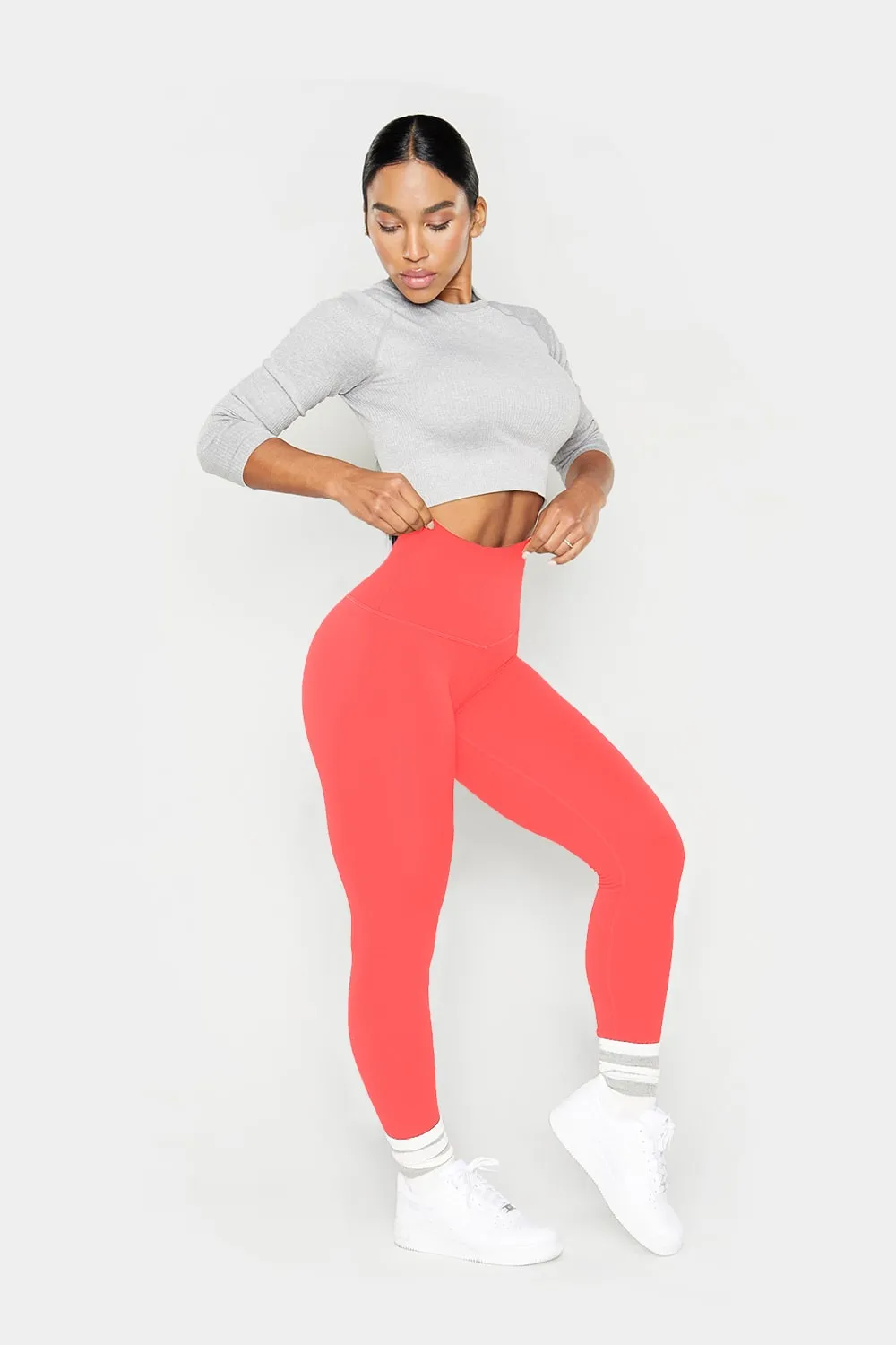 The TONA LiftFit Leggings - Sweet Peach - 27" Inseam