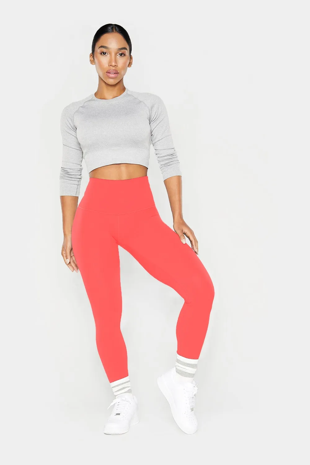 The TONA LiftFit Leggings - Sweet Peach - 27" Inseam