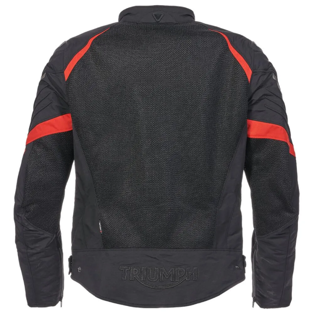 Triumph Triple Sports Mesh Jacket - Black, White & Red