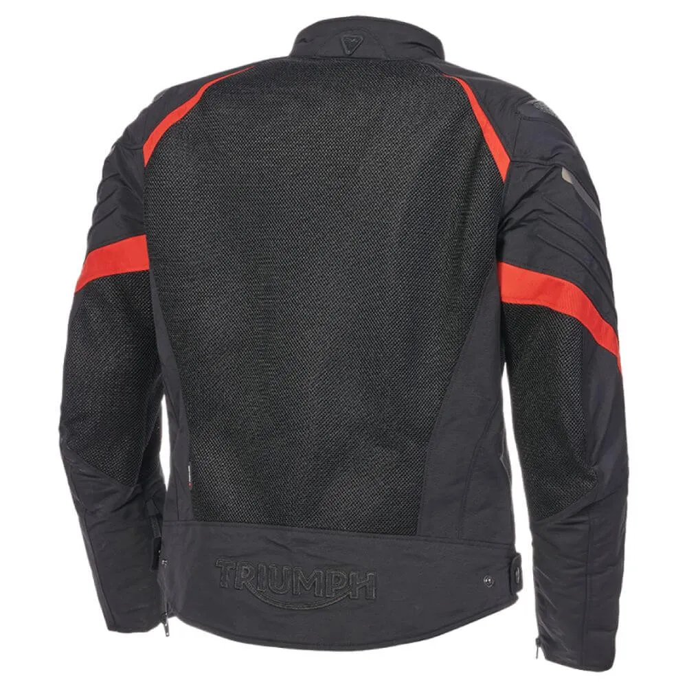 Triumph Triple Sports Mesh Jacket - Black, White & Red