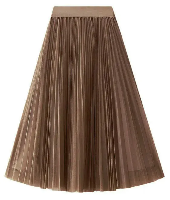 Tulle Maxi Skirt – Boho Summer A-Line Style