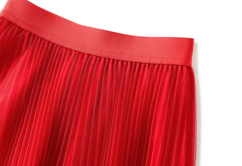 Tulle Maxi Skirt – Boho Summer A-Line Style