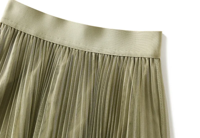 Tulle Maxi Skirt – Boho Summer A-Line Style