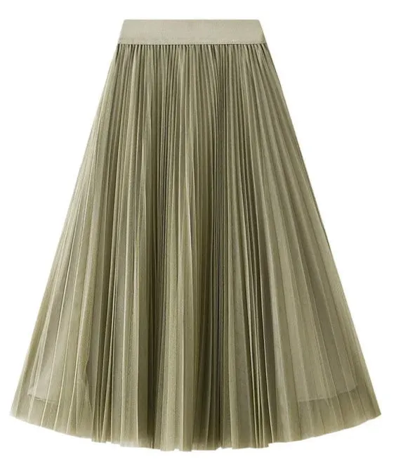 Tulle Maxi Skirt – Boho Summer A-Line Style