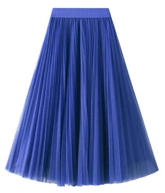 Tulle Maxi Skirt – Boho Summer A-Line Style