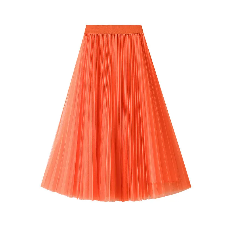 Tulle Maxi Skirt – Boho Summer A-Line Style