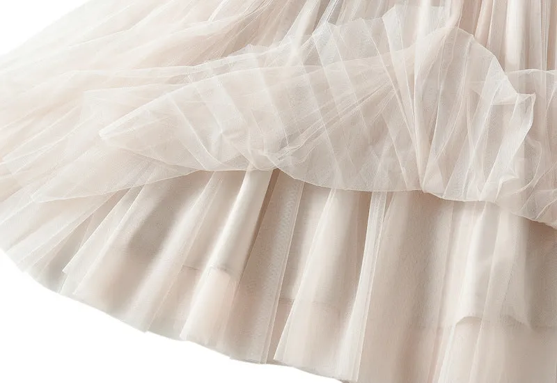 Tulle Maxi Skirt – Boho Summer A-Line Style