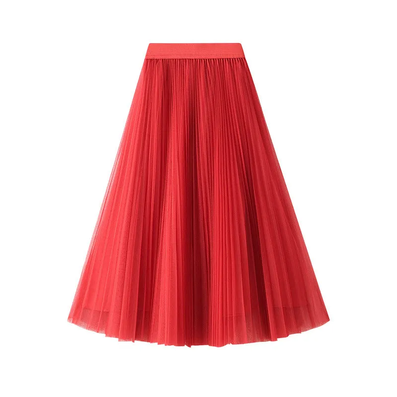 Tulle Maxi Skirt – Boho Summer A-Line Style