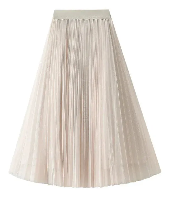 Tulle Maxi Skirt – Boho Summer A-Line Style