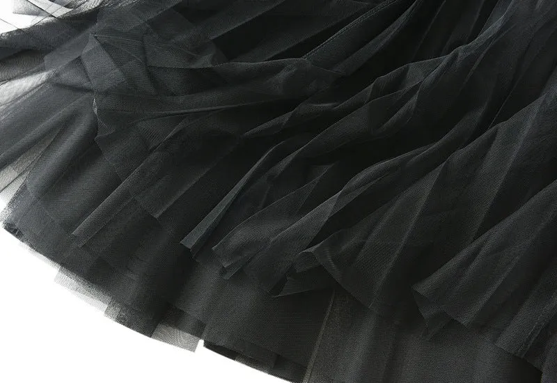Tulle Maxi Skirt – Boho Summer A-Line Style