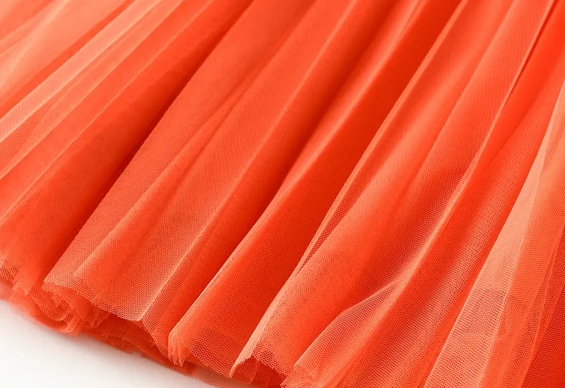 Tulle Maxi Skirt – Boho Summer A-Line Style