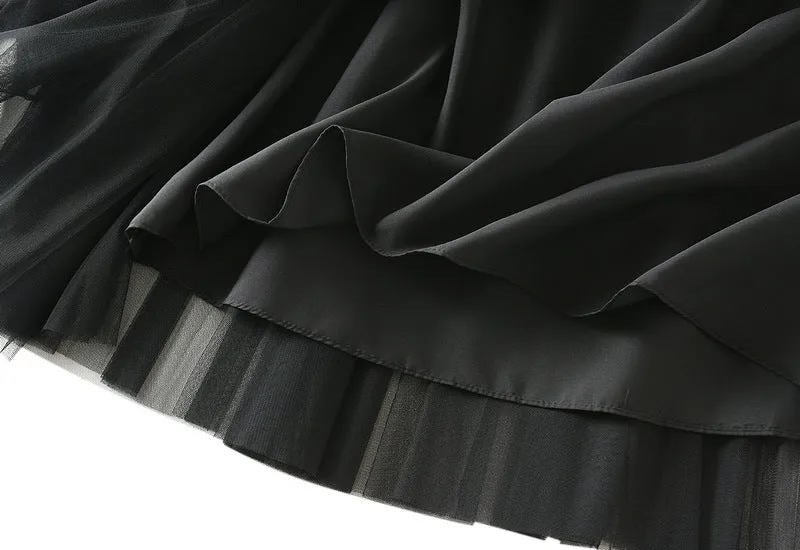 Tulle Maxi Skirt – Boho Summer A-Line Style