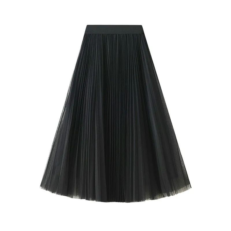 Tulle Maxi Skirt – Boho Summer A-Line Style