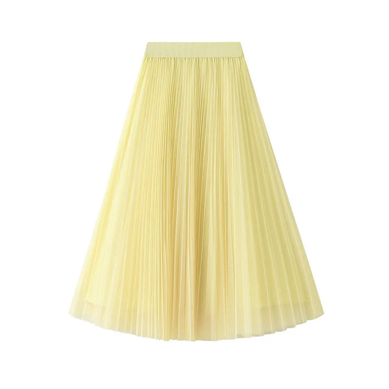 Tulle Maxi Skirt – Boho Summer A-Line Style