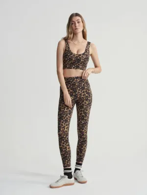 Varley | Form High Pocket Legging 25" {Cocoa Block Floral}