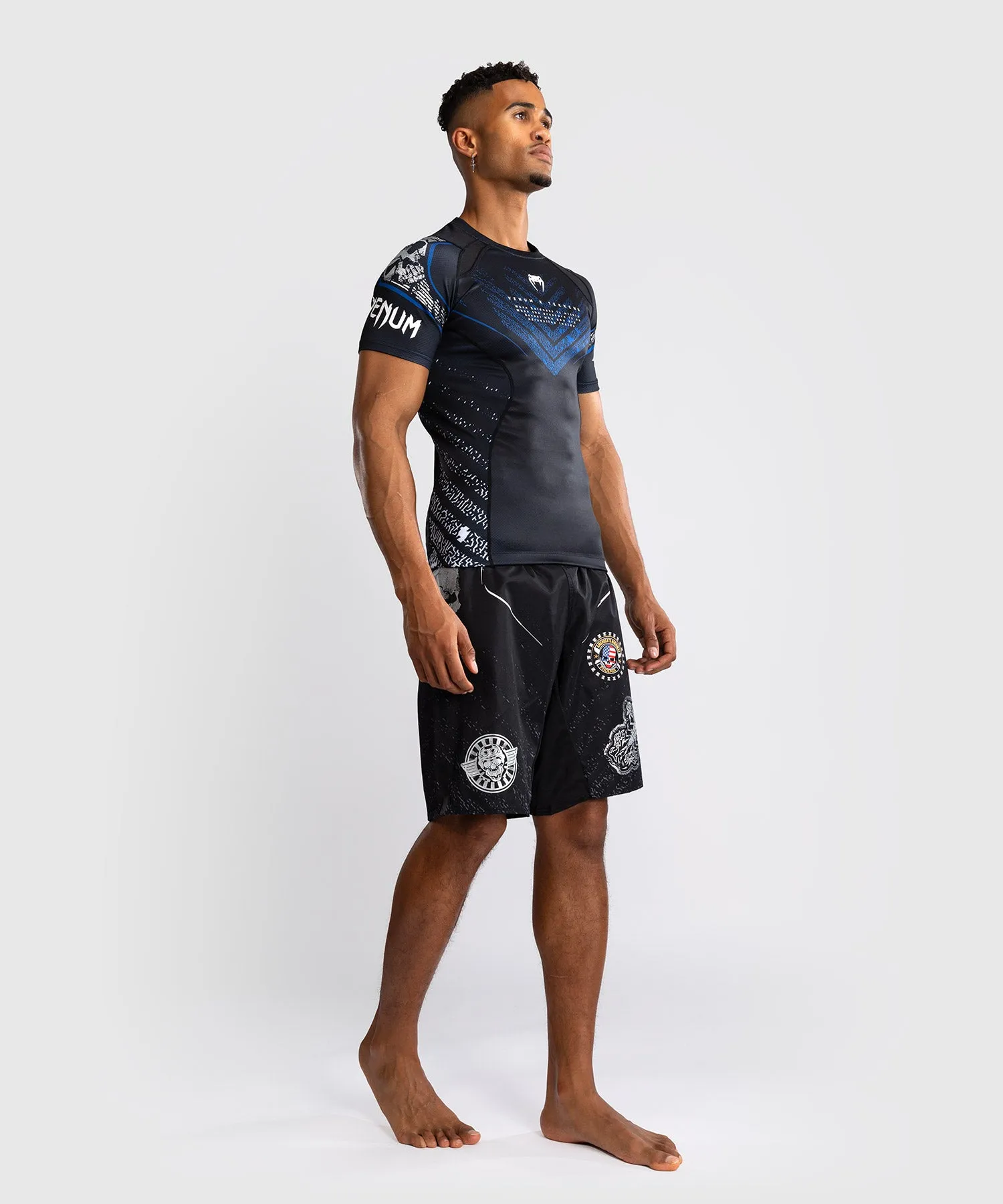 Venum x TEKKEN 8 - Paul Phoenix Rashguard - Schwarz/Blau