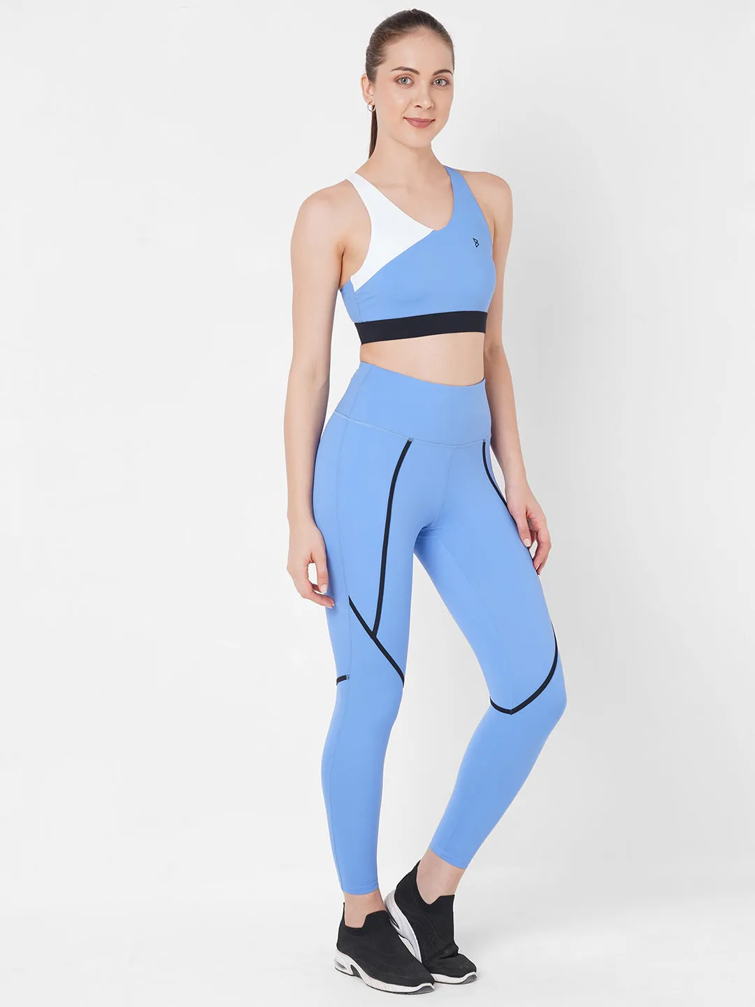 Vista Blue Performance High Rise Leggings