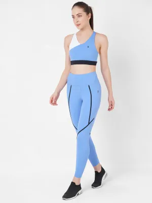 Vista Blue Performance High Rise Leggings