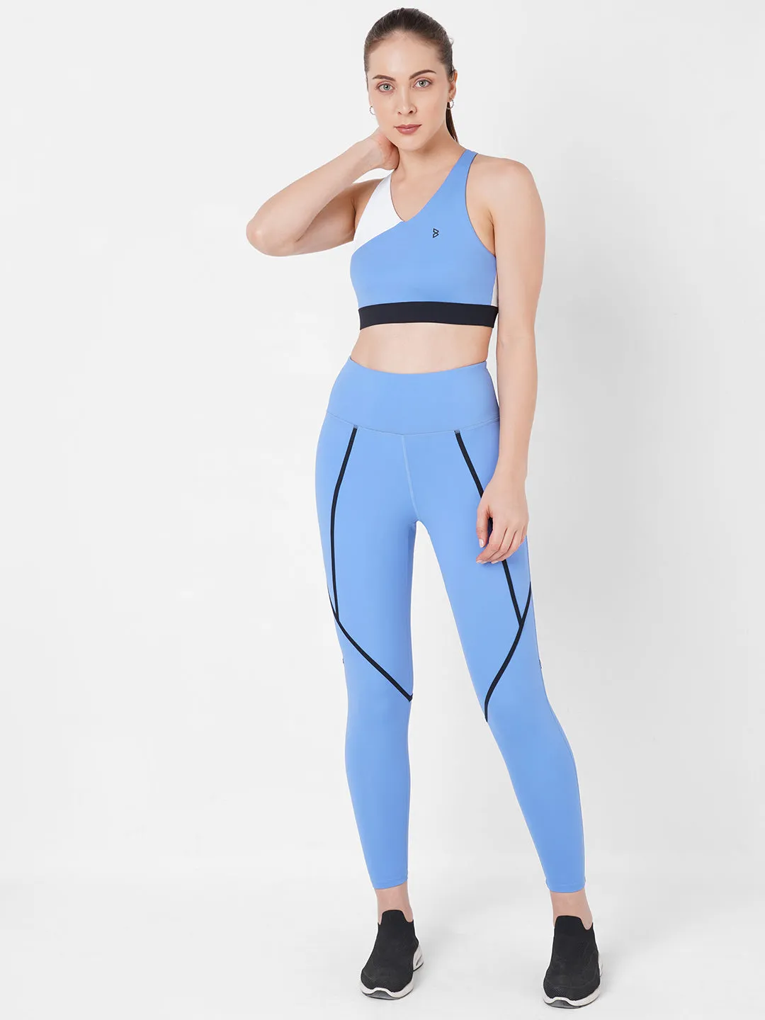 Vista Blue Performance High Rise Leggings