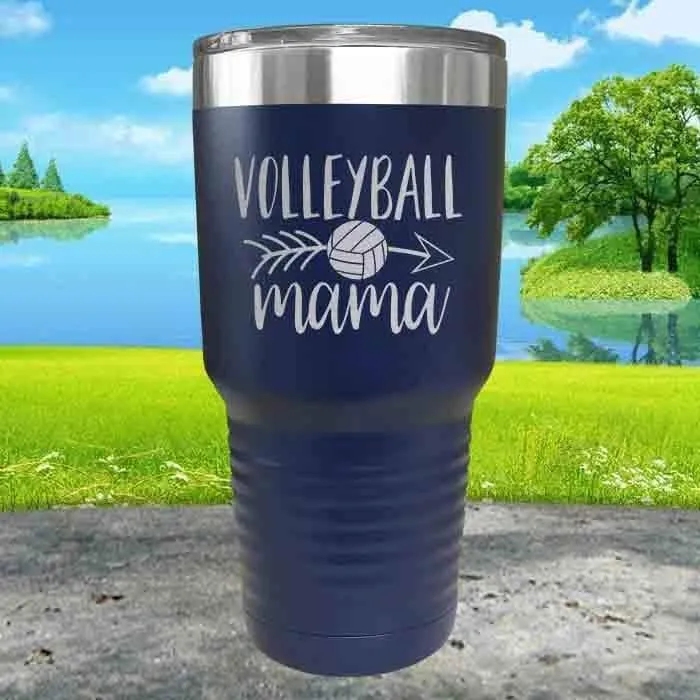 Volleyball Mama Engraved Tumbler