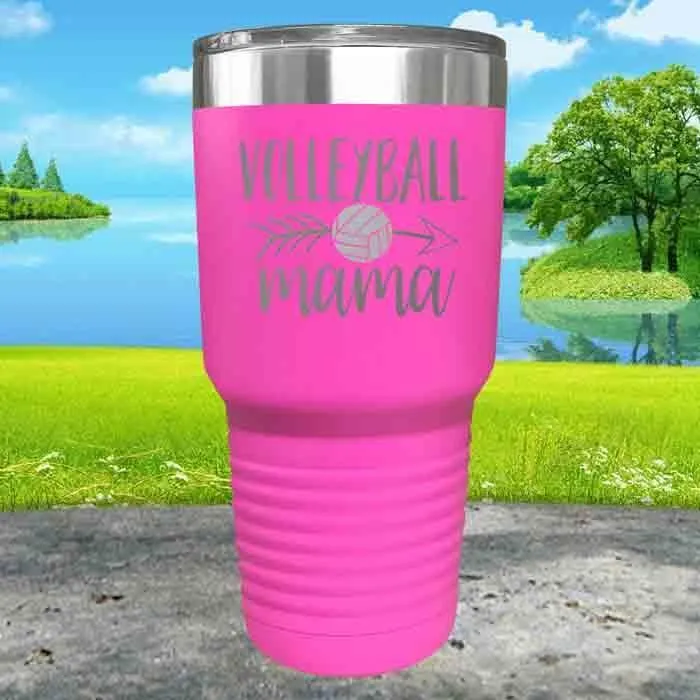 Volleyball Mama Engraved Tumbler