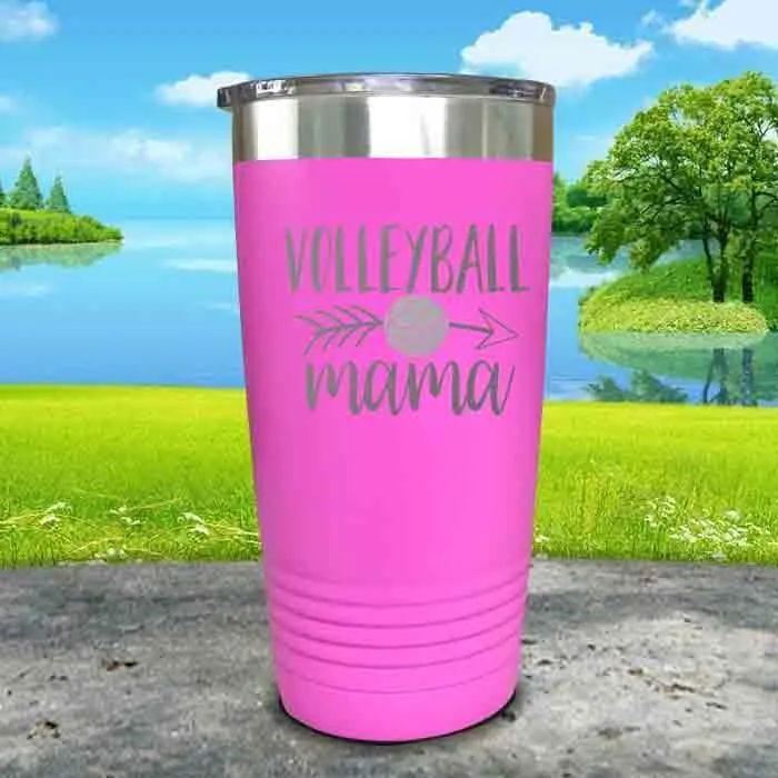 Volleyball Mama Engraved Tumbler