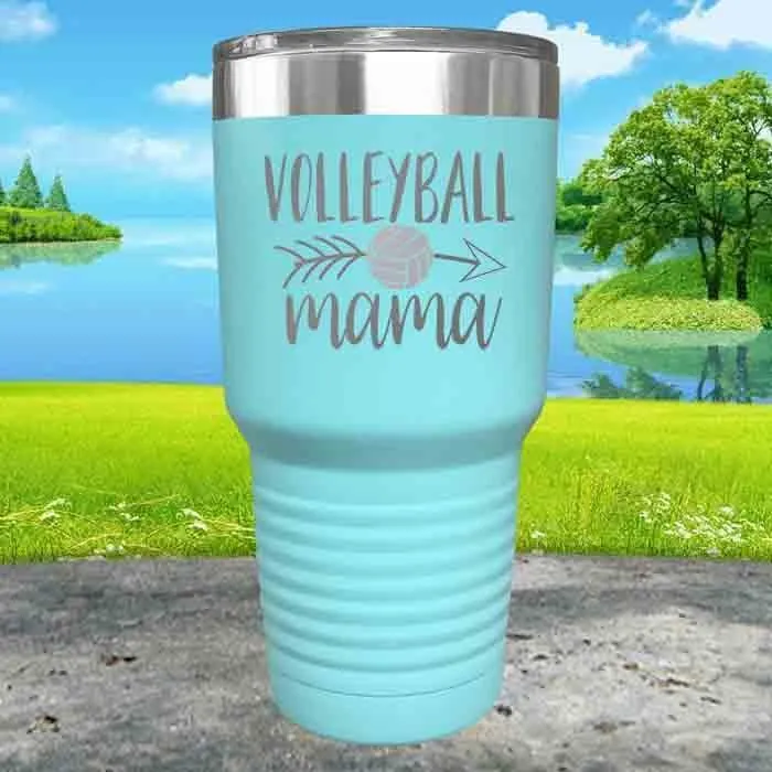 Volleyball Mama Engraved Tumbler