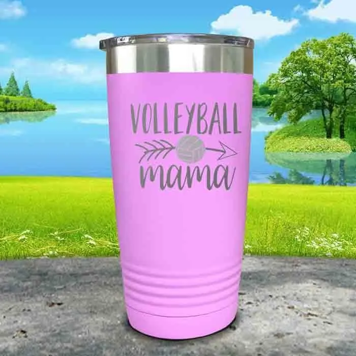 Volleyball Mama Engraved Tumbler