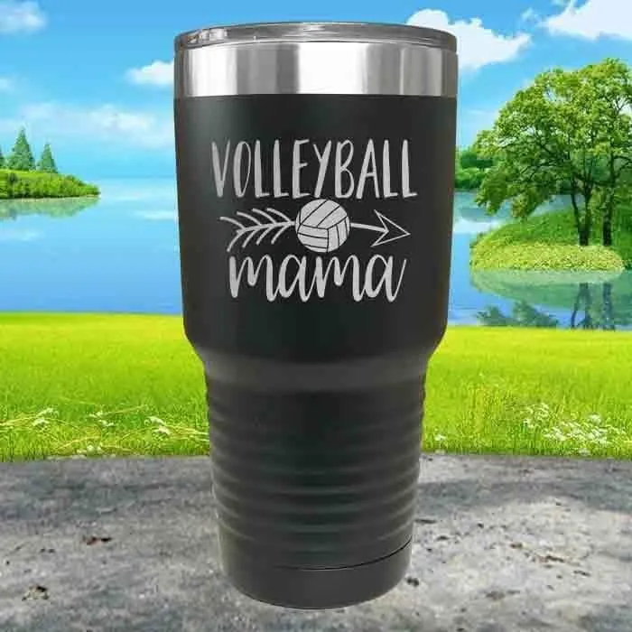 Volleyball Mama Engraved Tumbler