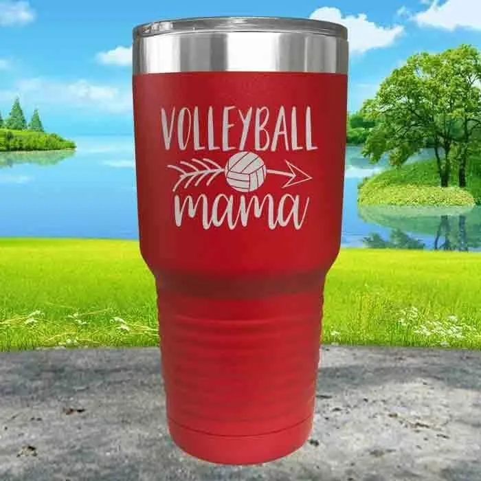 Volleyball Mama Engraved Tumbler