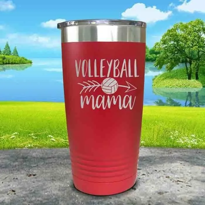 Volleyball Mama Engraved Tumbler