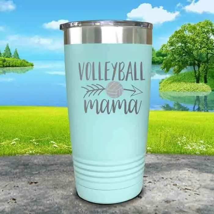Volleyball Mama Engraved Tumbler