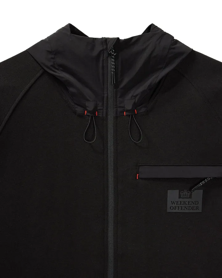 Weekend Offender Reutemann Zip Hoodie Black