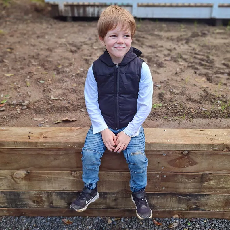 Weighted Vest- BLACK STRIPE kids to adults