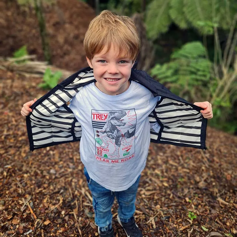 Weighted Vest- BLACK STRIPE kids to adults