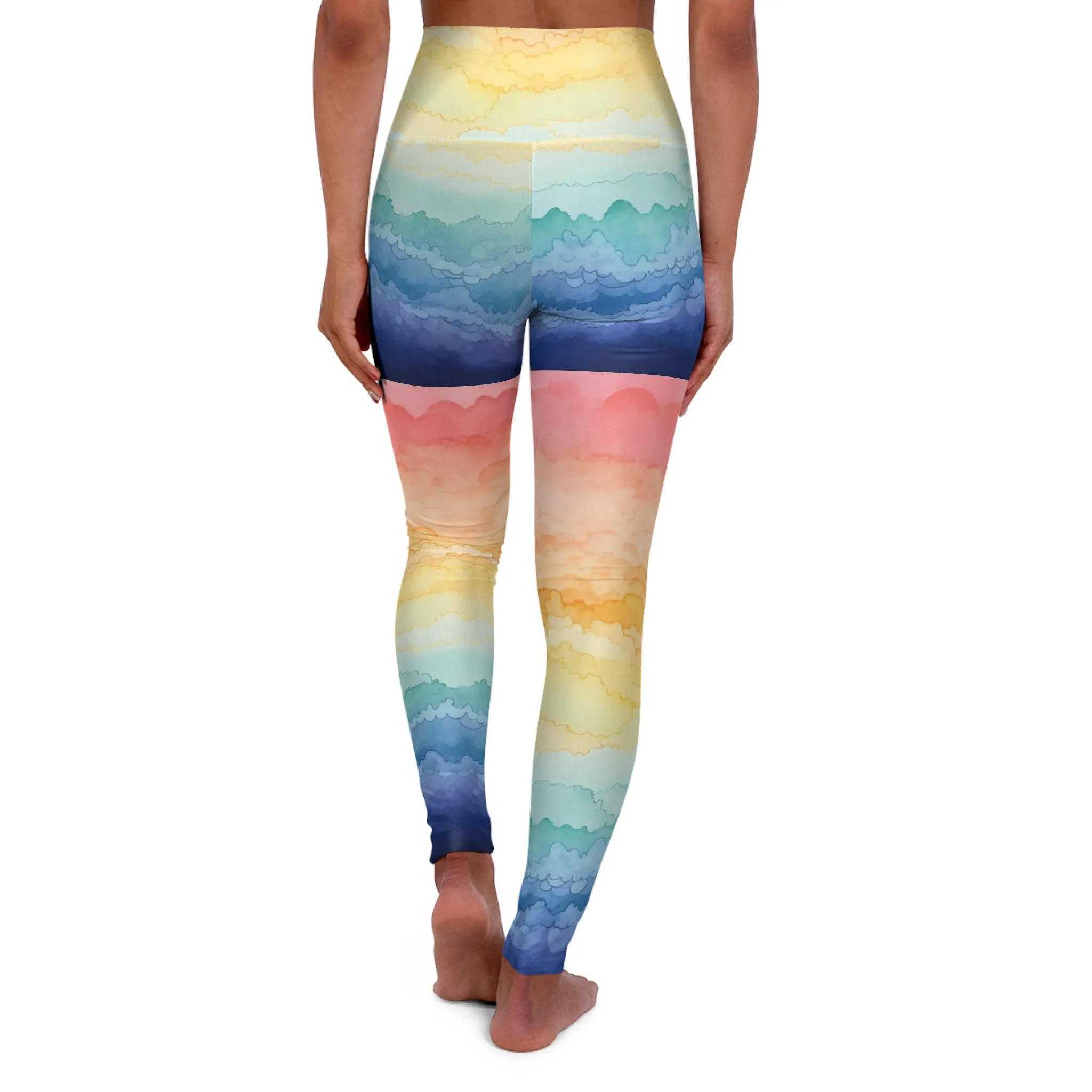 Whimsical Whispers High Waisted Yoga Leggings for Active Lifestyle