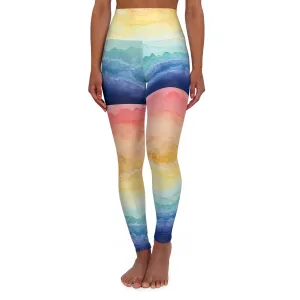Whimsical Whispers High Waisted Yoga Leggings for Active Lifestyle