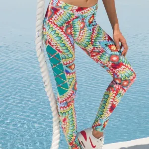 WILD HEART - Laced Panel Skinny Legging
