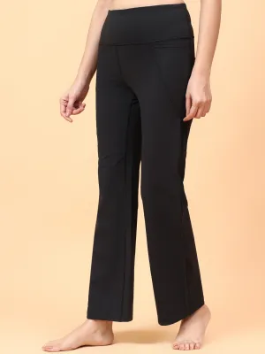 Wise Active Flare Pants (Black)