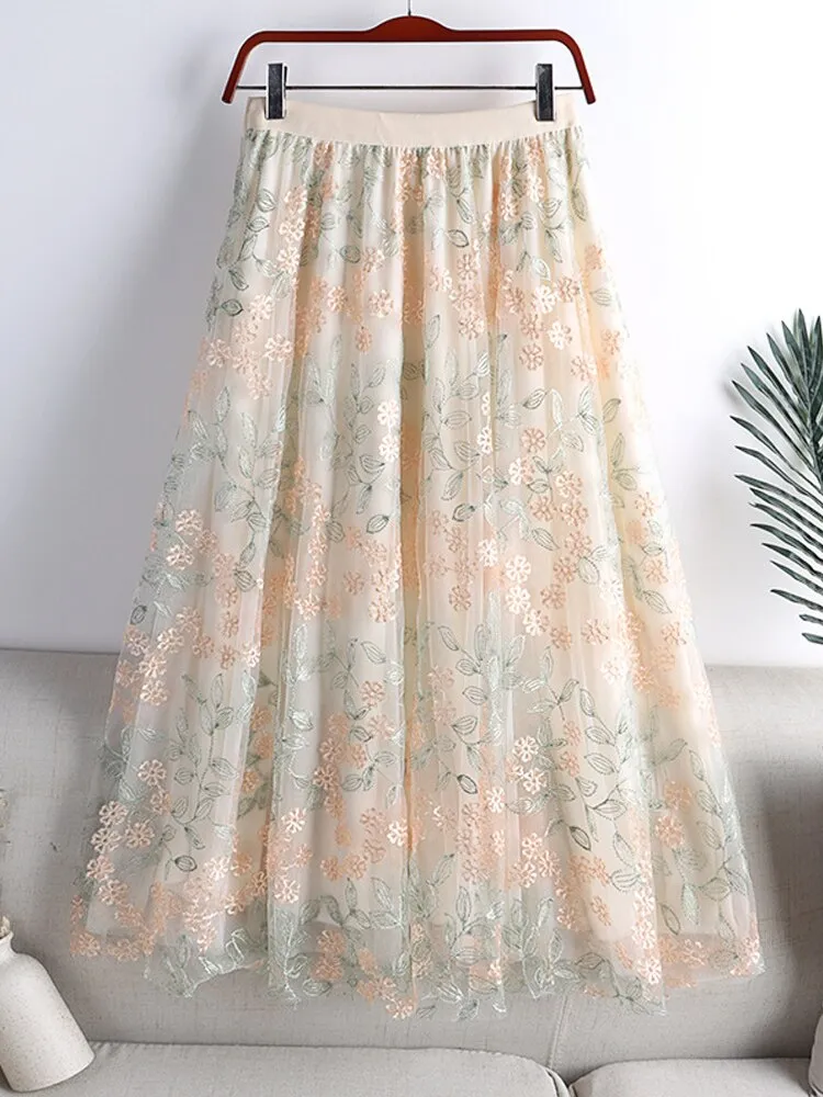 Women New Chic Summer High Waist Trumpet Skirts