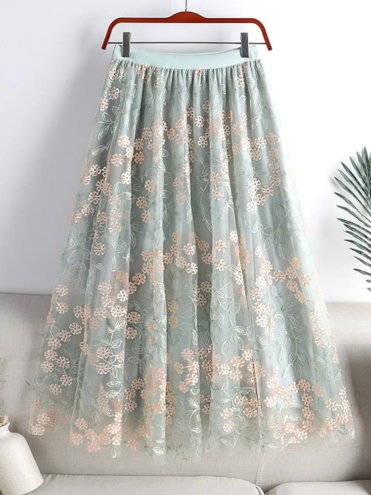 Women New Chic Summer High Waist Trumpet Skirts